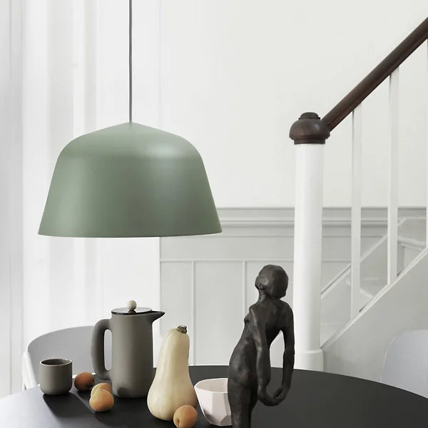 Sleek Dome Metal Pendant Light