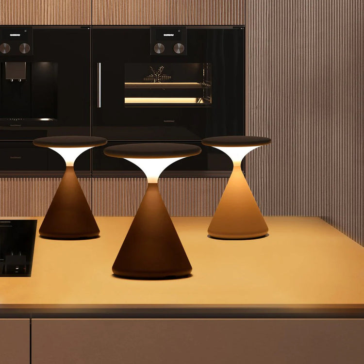 Creative timeglas bordlampe