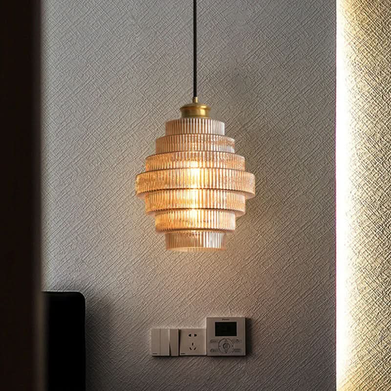 Lampada a sospensione moderna in vetro creativo Glarefusion