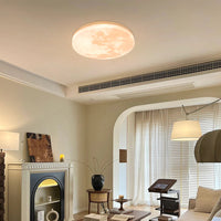 Modern Creative Moon Round Ceiling Light