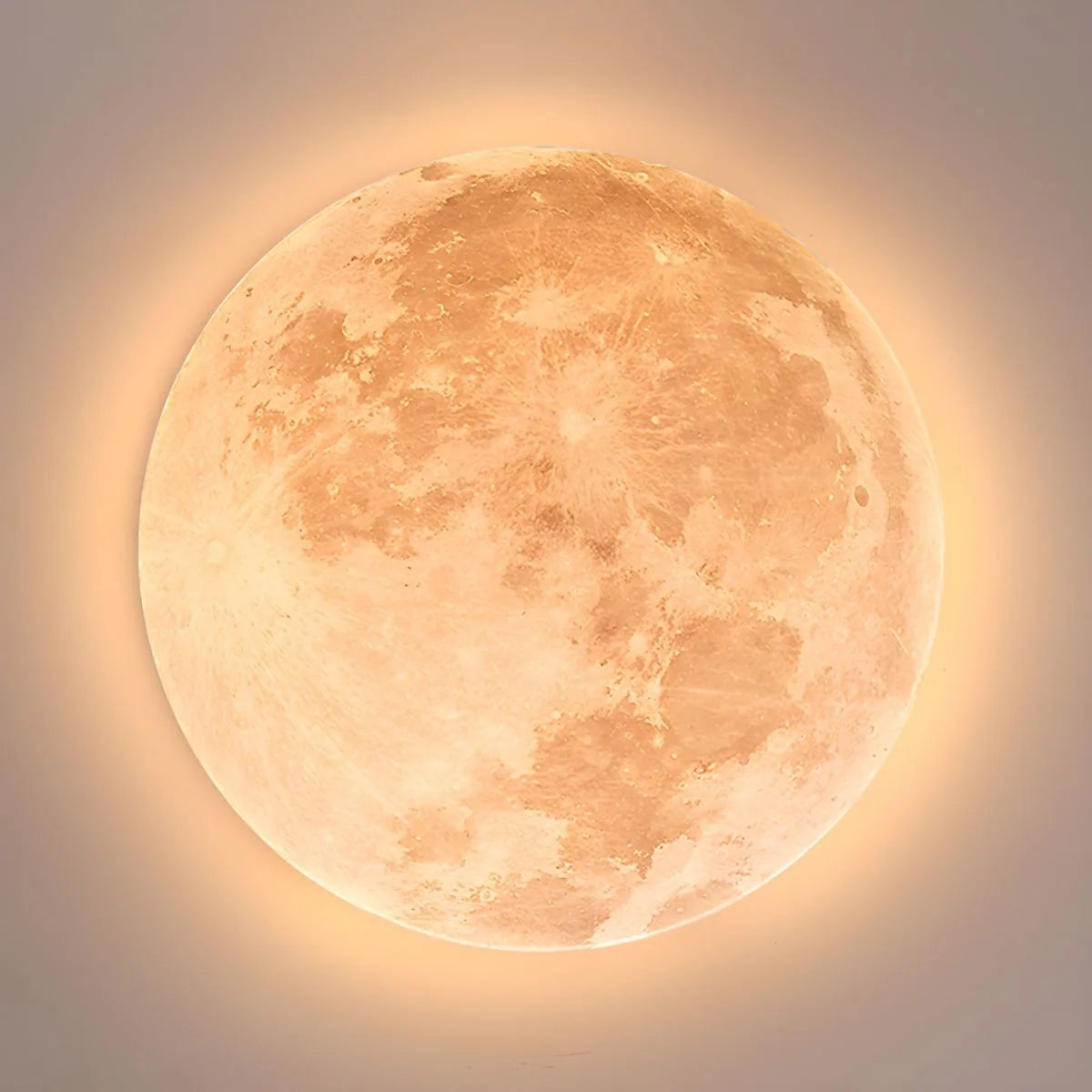 Modern Creative Moon Round Ceiling Light