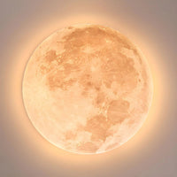 Modern Creative Moon Round Ceiling Light