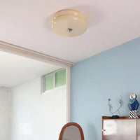 Glarefusion Art Deco Cream Cake Plafond Light