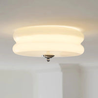 Glarefusion Art Deco Cream Cake Plafond Light