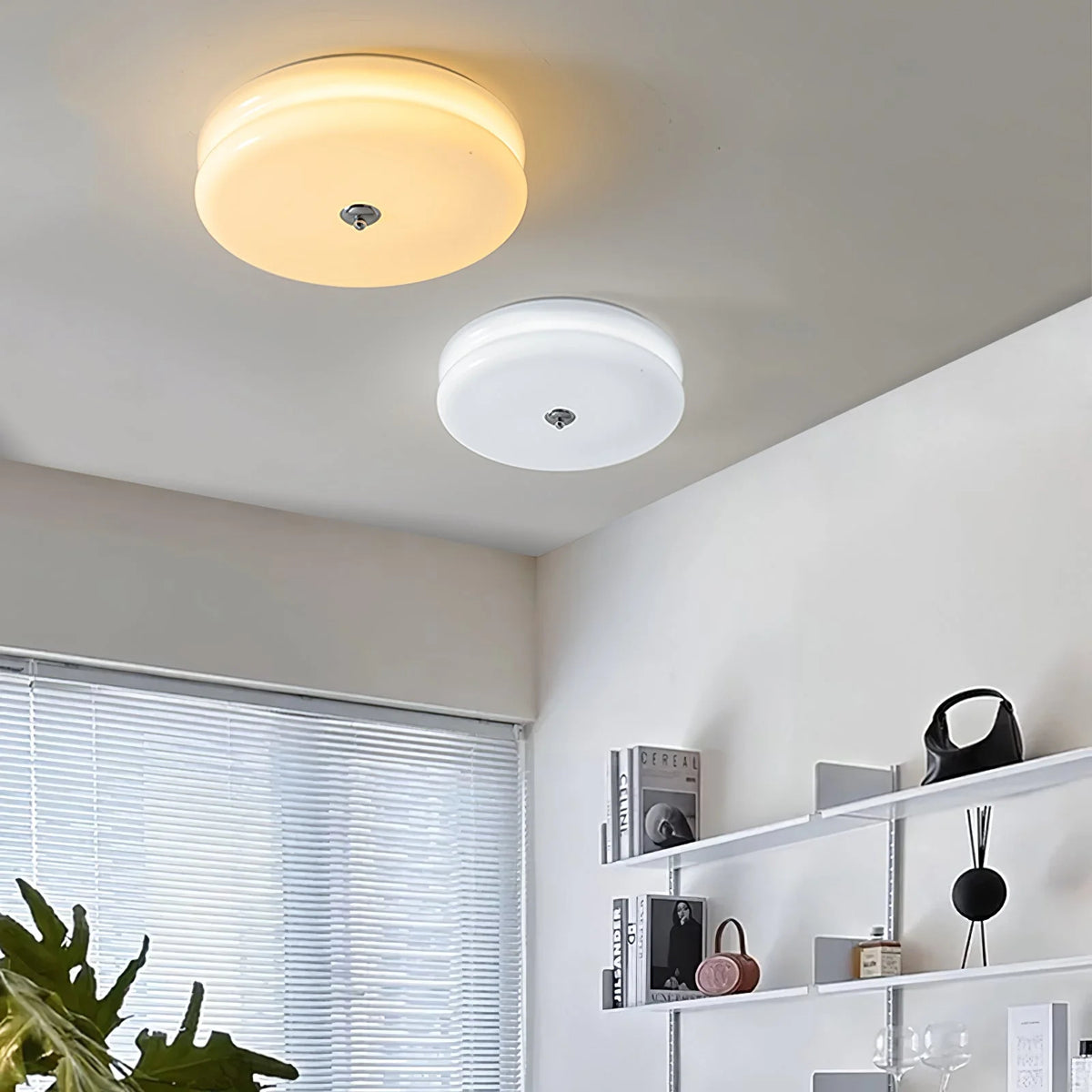 Glarefusion Art Deco Cream Cake Plafond Light