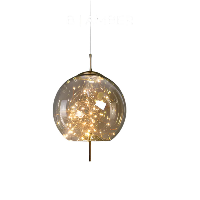 Moderne udsøgt glas pendel