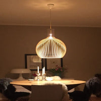 Glarefusion Vintage wooden Pendant Light