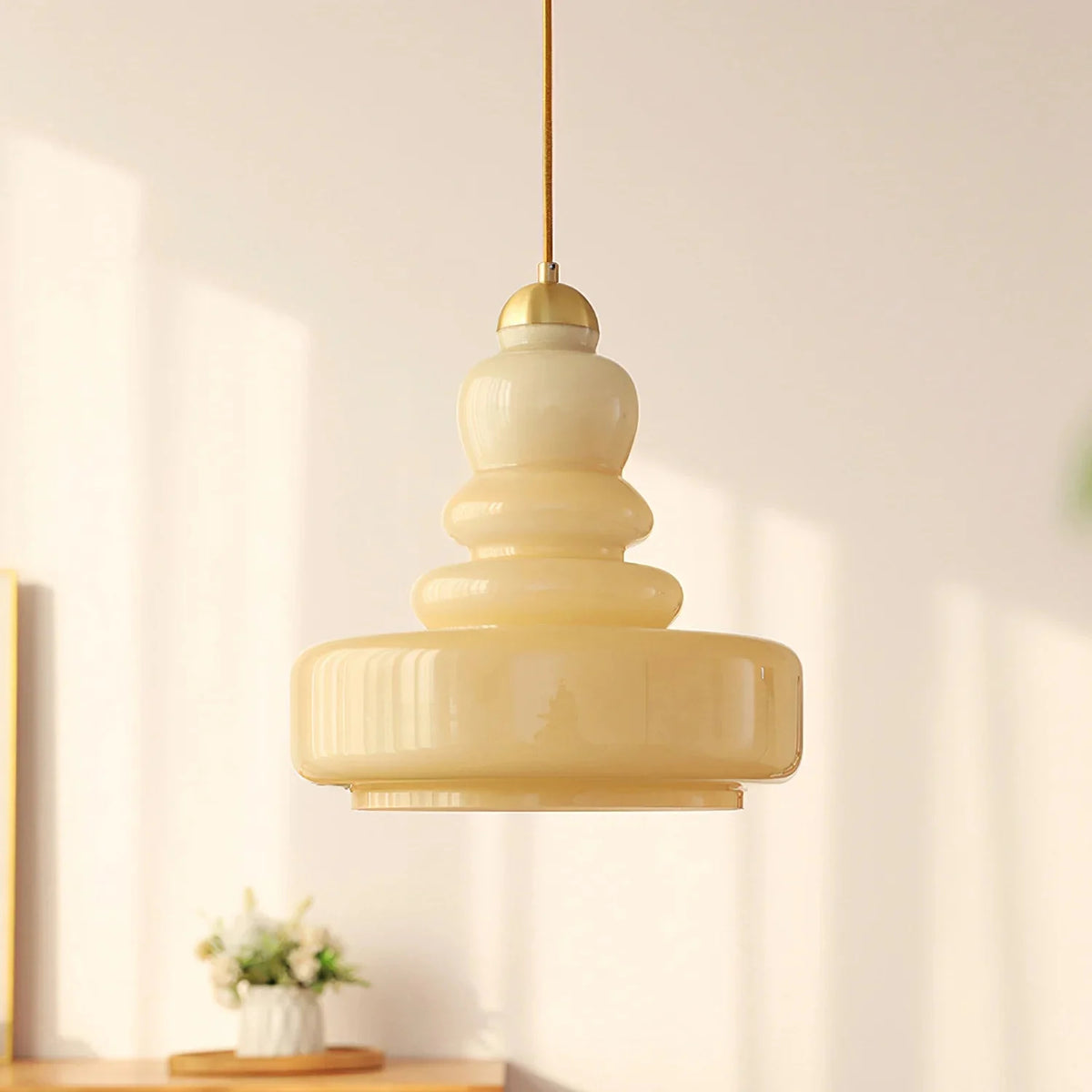 Glarefusion French Colorful Gourd Pendant Light