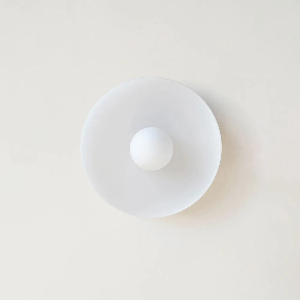 Modern Round Glass Ceiling Light