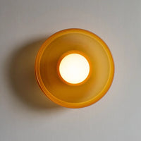 Modern Round Glass Ceiling Light