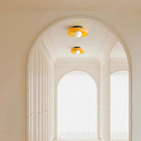 Modern Round Glass Ceiling Light