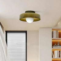 Modern Round Glass Ceiling Light