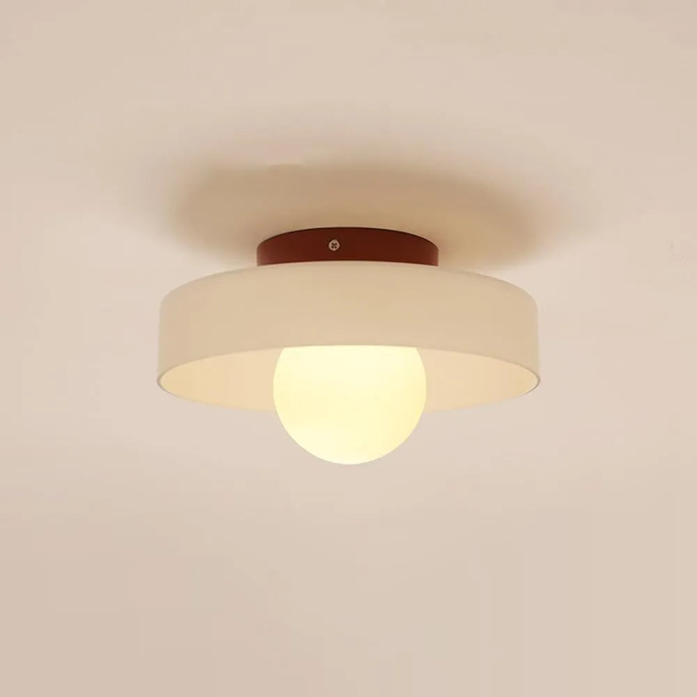 Modern Round Glass Ceiling Light