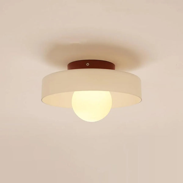 Plafoniera moderna rotonda in vetro