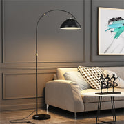 Lampadaire minimaliste en métal à arc élégant