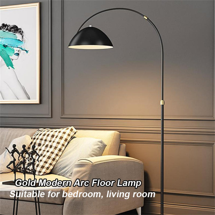 Minimalist Sleek Arc Metal Floor Lamp