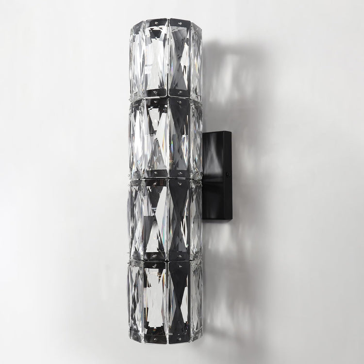 Elegant Polygonal Crystal Wall Light