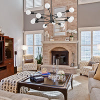 Stylish Chic Glowing Globe Chandelier