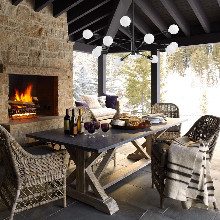 Stylish Chic Glowing Globe Chandelier