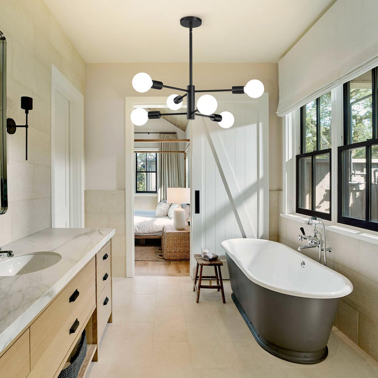 Stylish Chic Glowing Globe Chandelier