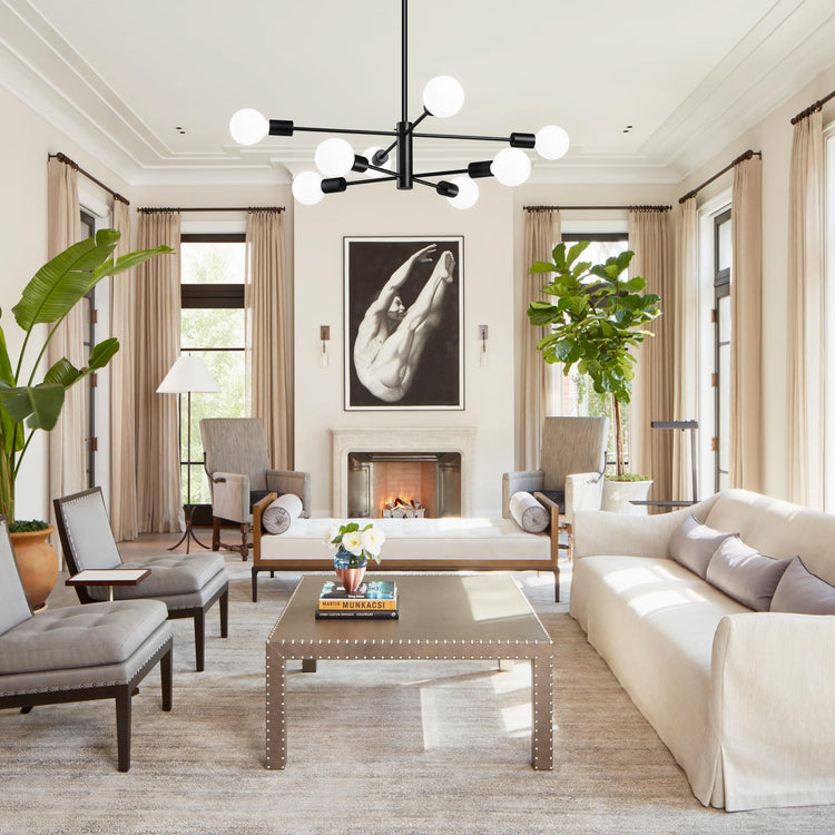 Stylish Chic Glowing Globe Chandelier