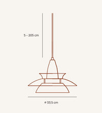 Classic Retro Black Aluminum Pendant Light