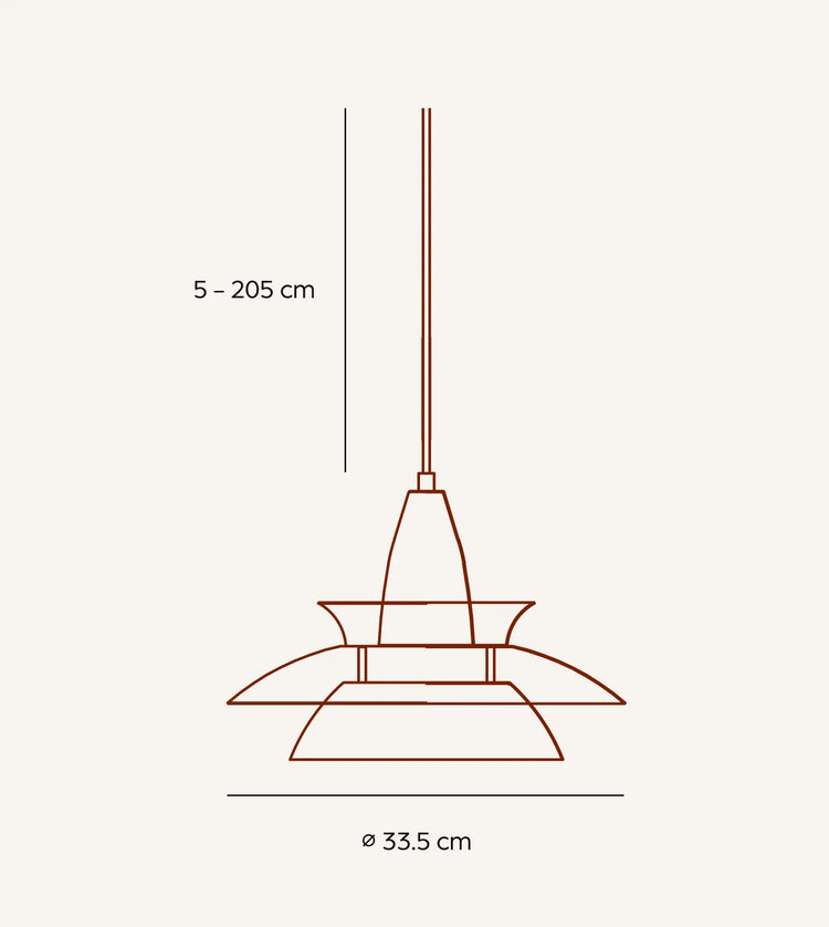 Classic Retro Black Aluminum Pendant Light