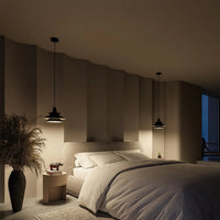 Classic Retro Black Aluminum Pendant Light