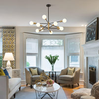 Stylish Chic Glowing Globe Chandelier