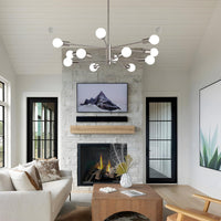 Stylish Chic Glowing Globe Chandelier