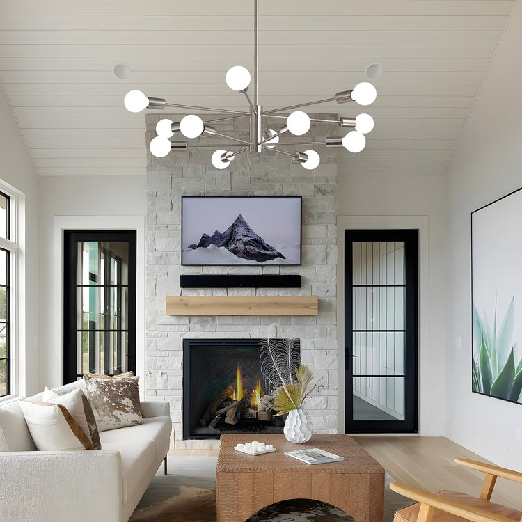 Stylish Chic Glowing Globe Chandelier