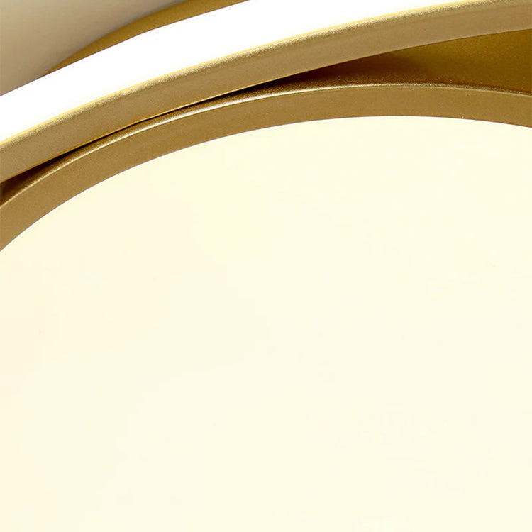 Slank nordisk rund LED-loftslampe