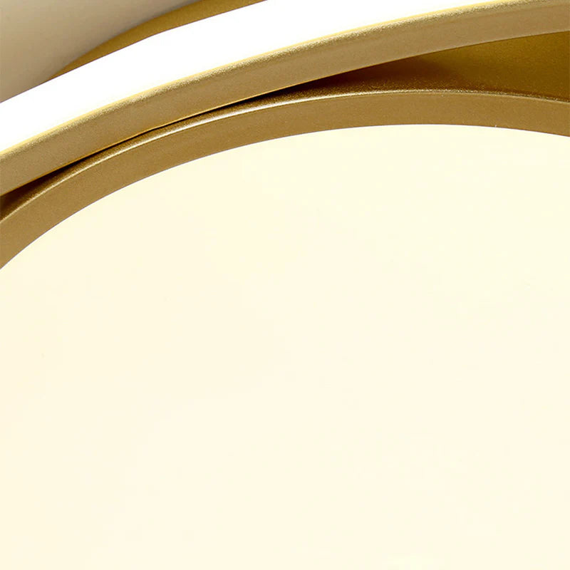 Elegante plafoniera LED rotonda nordica