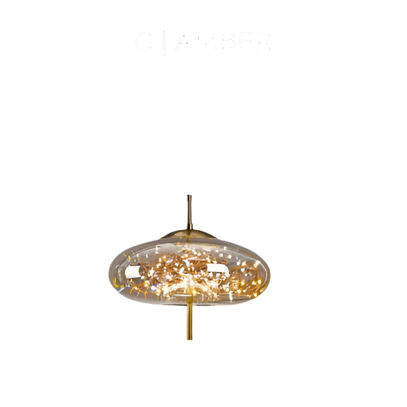 Moderne udsøgt glas pendel