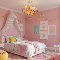 Boho Luxe Rainbow Agate Chandelier