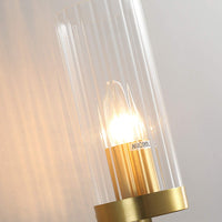 Modern Elegance Cylinder Glass Wall Light