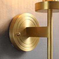 Modern Elegance Cylinder Glass Wall Light