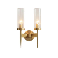 Modern Elegance Cylinder Glass Wall Light