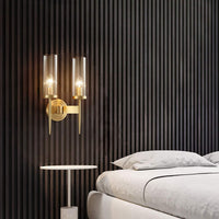 Modern Elegance Cylinder Glass Wall Light