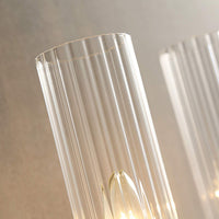 Modern Elegance Cylinder Glass Wall Light