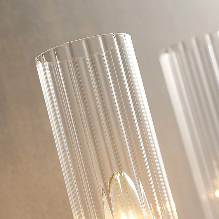 Modern Elegance Cylinder Glass Wall Light