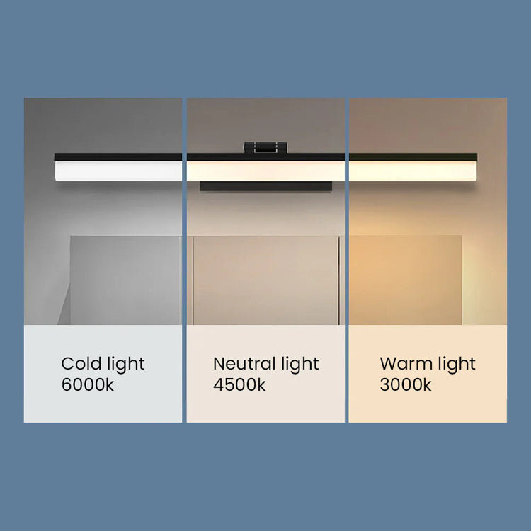Moderne simpel sort væglampe