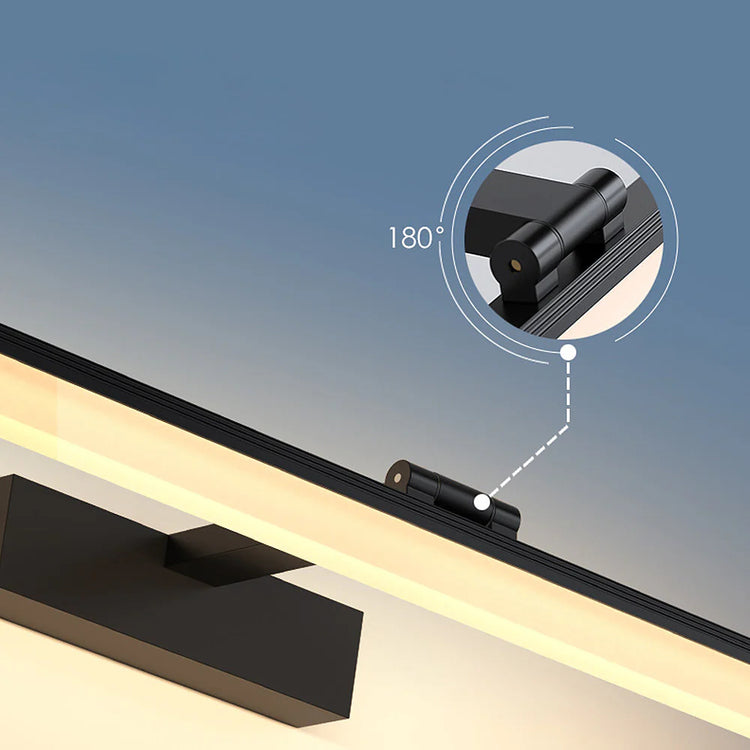 Moderne simpel sort væglampe