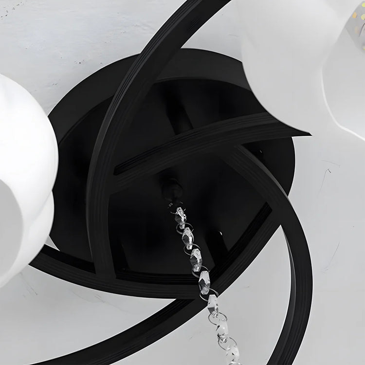 Contemporary Globe Glass Ceiling Light