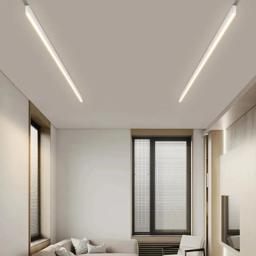 Modern Minimalist Long Strip Ceiling Lamp