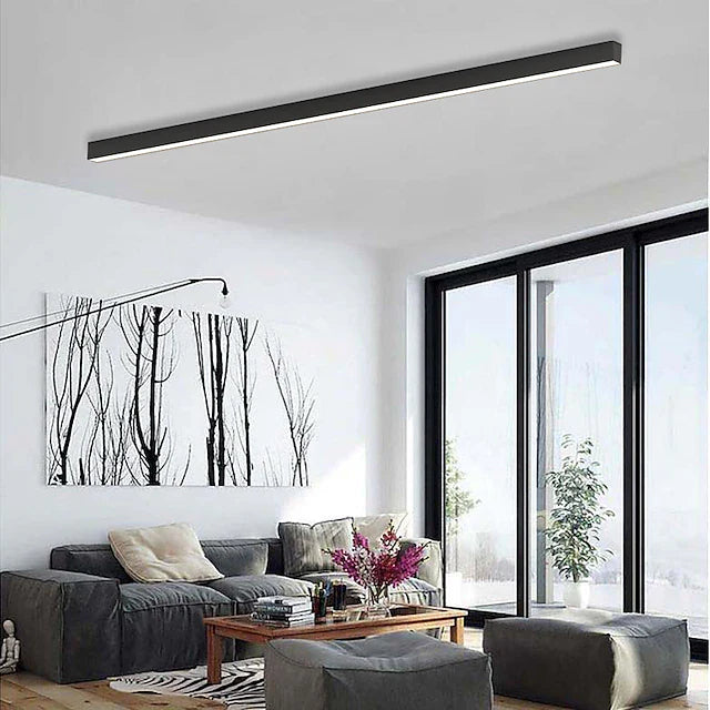 Modern Minimalist Long Strip Ceiling Lamp