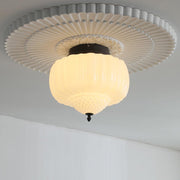 Classic Circular Glass Ceiling Light