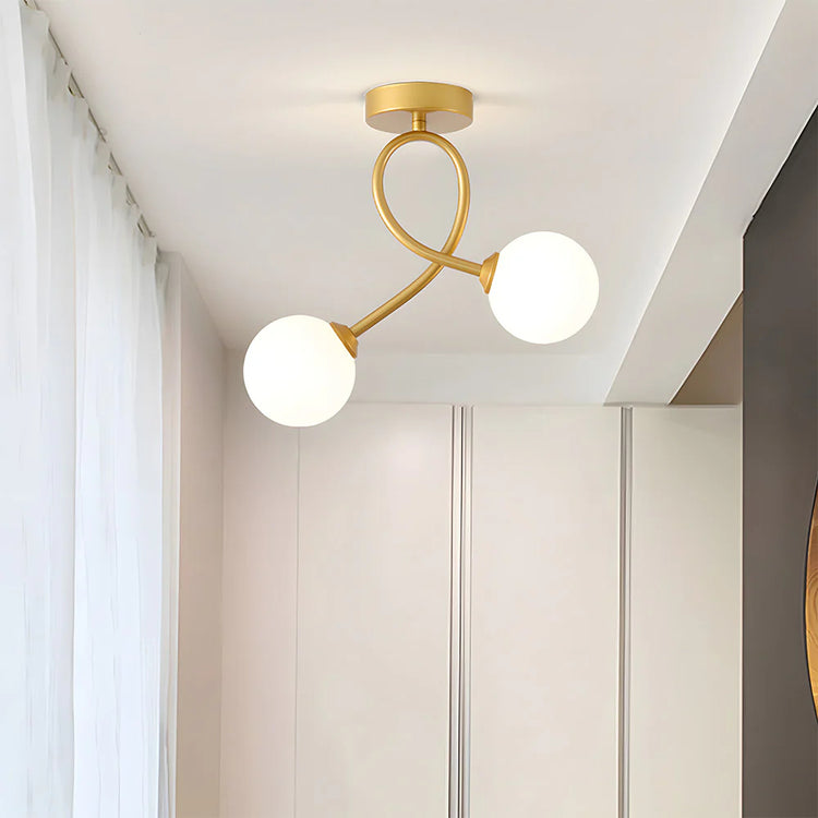 Nordic Modern Creative Glasloftslampe