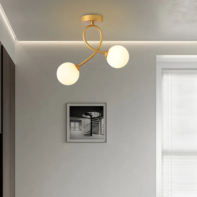 Nordic Modern Creative Glasloftslampe