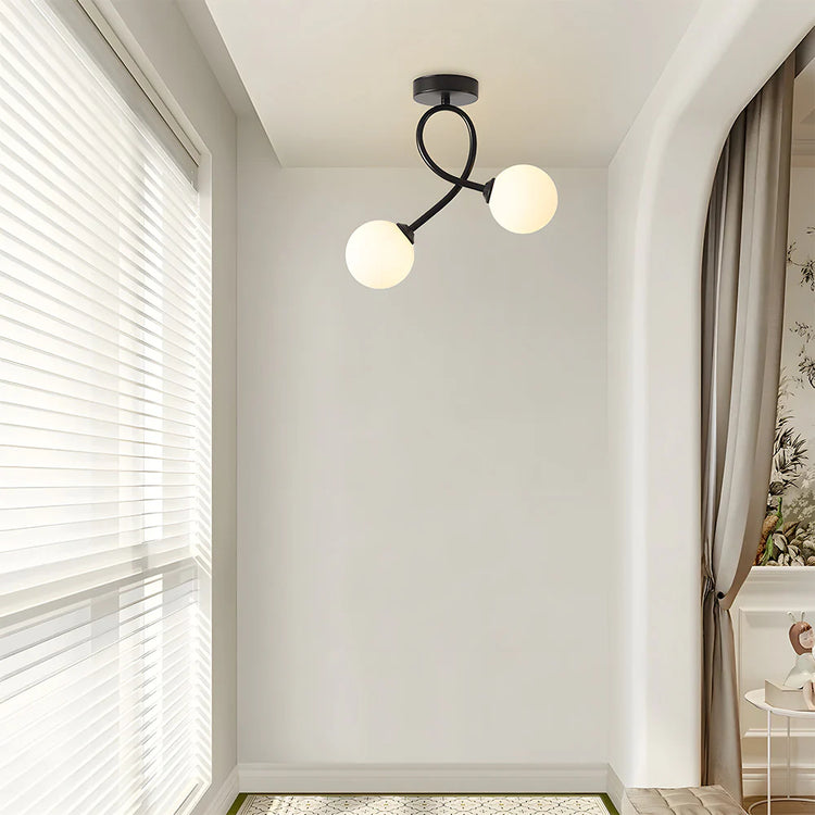 Nordic Modern Creative Glasloftslampe